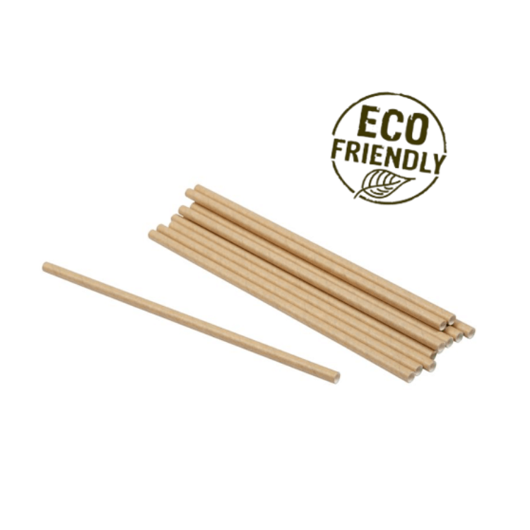 7.75 inch Jumbo Paper Straws Biodegradable Bendy Flexible Paper Straws Compostable Eco-Friendly Straws Disposable Jumbo Straws Individual Wrapped Paper Straws